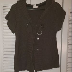 🏷 Hooded Short Sleeve Sweater